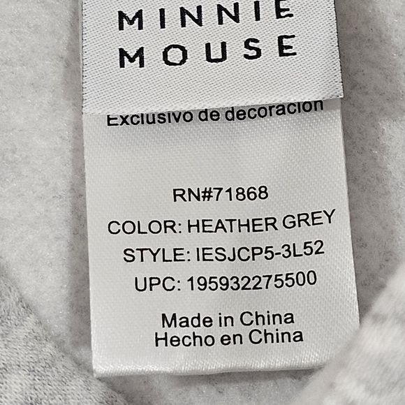 Disney Minnie Mouse Hoodie Women’s Medium – Cozy Soft, Stitched Design - Picture 5 of 14